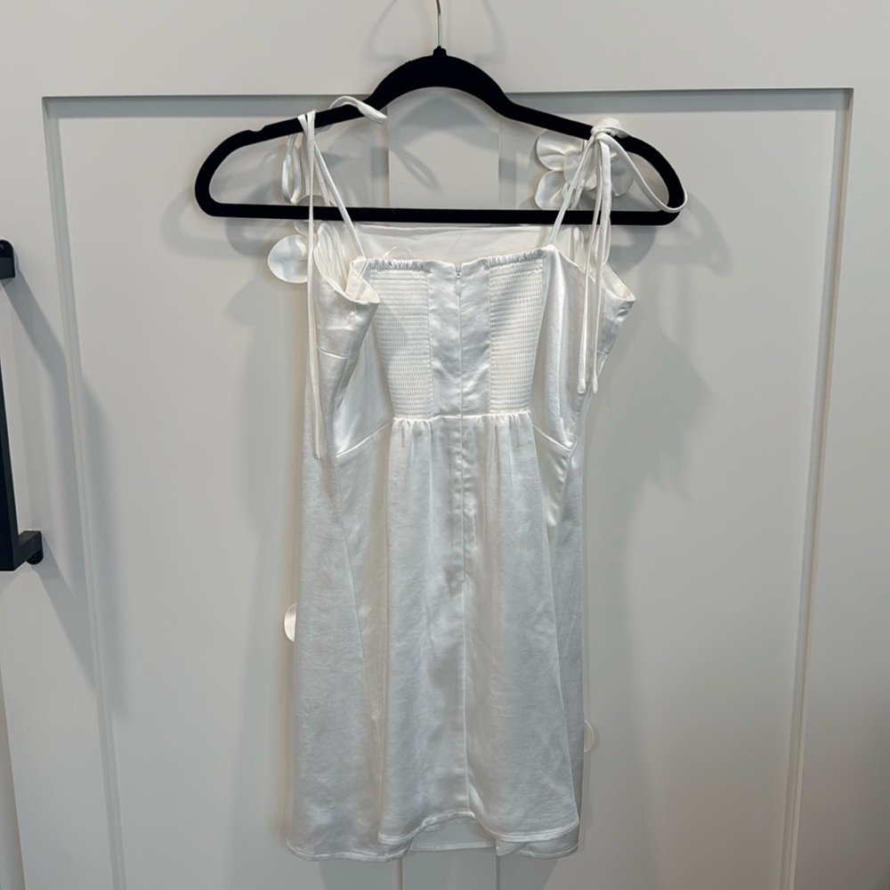 ASTR White Embellished Sheath Mini Dress - Picture 2 of 4